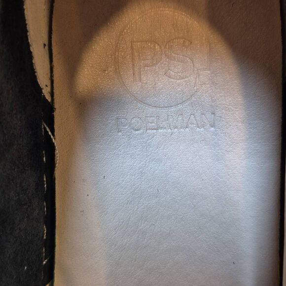 PS POELMAN Men's Size 10 Navy Suede Leather Loafers - Picture 5 of 6